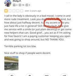 Indian Springs Tag Agency - Possible racism?
