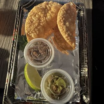 JINYA Ramen Bar - Fairfax - Second order of three. Tiny container of impossible meat that barely fit one taco. - Ramen Near Me - Fairfax, Virginia