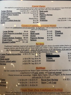 Menu photo 1 The Seafood Bistro Montgomery, AL