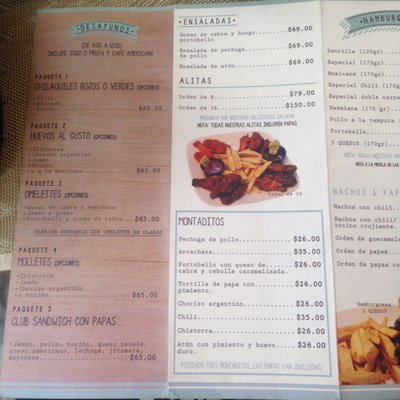 Menu photo 2 Montichela Cuidad de Mexico, DIF