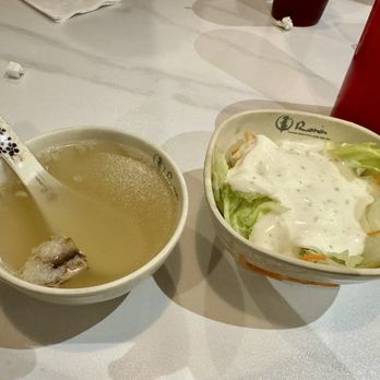 Ronin - Clear soup and ginger salad - Sushi Bars Near Me - Monroe, Louisiana