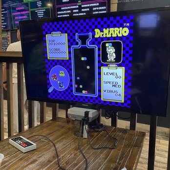 Burger Shack - the menu on the big screen - Burgers Near Me - Lynbrook, New York