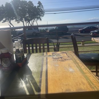 Fred's Mexican Cafe - View of the beach from the restaurant - Mexican Near Me - Kihei, Hawaii