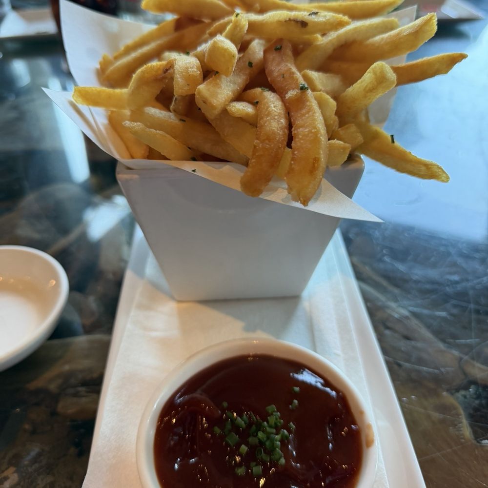Morimoto Napa - Duck Duck Fat French Fries w/ House-made BBQ Sauce - Japanese Near Me - Napa, California Morimoto Napa - Duck Duck Fat French Fries w/ House-made BBQ Sauce - Japanese Near Me - Napa, California