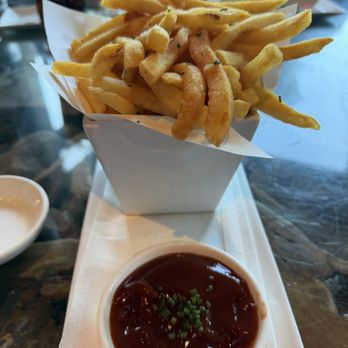 Morimoto Napa - Duck Duck Fat French Fries w/ House-made BBQ Sauce - Japanese Near Me - Napa, California Morimoto Napa - Duck Duck Fat French Fries w/ House-made BBQ Sauce - Japanese Near Me - Napa, California