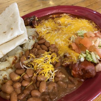 Baca Boys Cafe - Breakfast Relleno Carne Adovada - New Mexican Cuisine Near Me - Albuquerque, New Mexico