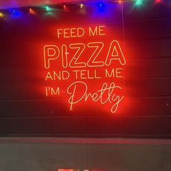 Atomic Lounge & Pizza Kitchen - Bar sign
