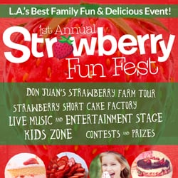 Strawberry Fun Fest - Poster Flyer