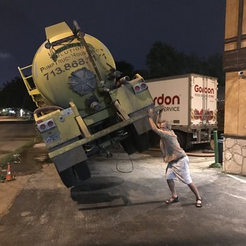 Liquid Waste Solutions - First  vacuum truck dead lift! - Hazardous Waste Disposal Near Me - Houston, Texas