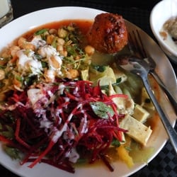 Gopal's Vegetarian Restaurant - Two salads and two curries