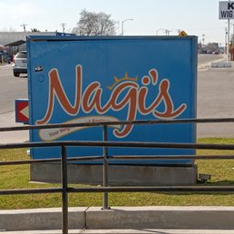 a sign for nagi's