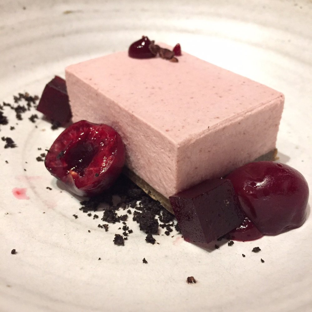 Lazy Bear - Cherry cheesecake - New American Near Me - San Francisco, California Lazy Bear - Cherry cheesecake - New American Near Me - San Francisco, California