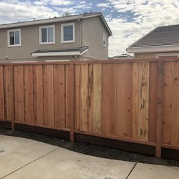 Part of our new shared fence Part of our new shared fence