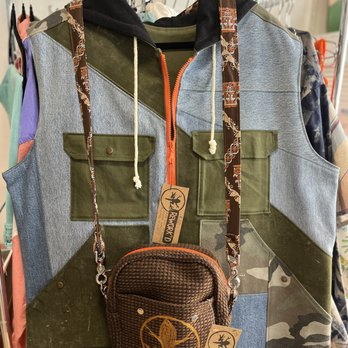 Rework'd By Kasey - Reversible vest and handbag all made from repurposed materials. - Sewing & Alterations Near Me Rework'd By Kasey - Reversible vest and handbag all made from repurposed materials. - Sewing & Alterations Near Me