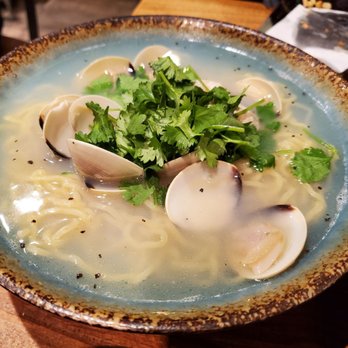 Kiraku - Clam and Cilantro Ramen - Tapas/Small Plates Near Me - Berkeley, California