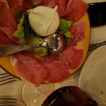 Taverna Trilussa - Prosciutto with bufalo mozzarella - Roman Near Me - Rome, RM Taverna Trilussa - Prosciutto with bufalo mozzarella - Roman Near Me - Rome, RM
