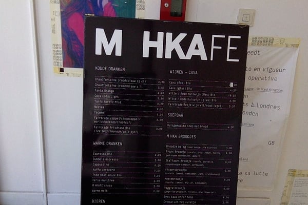 Menu photo 1 M HKAFE Antwerp, VAN