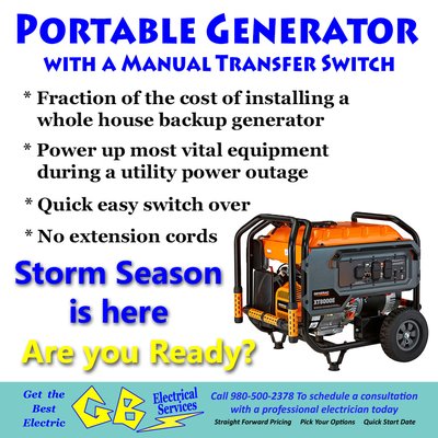 Generators! - Don't wait until you are without power to install a generator! Call GB electrical Services today to get yours! Generators! - Don't wait until you are without power to install a generator! Call GB electrical Services today to get yours!
