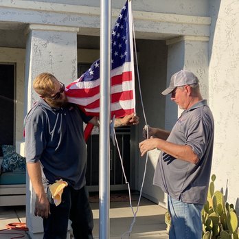Flagpole Today - Attaching our new flag - Local Services Near Me Flagpole Today - Attaching our new flag - Local Services Near Me