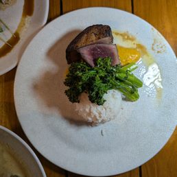 Ahi fish with rice Ahi fish with rice