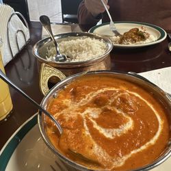 Little India - Butter chicken and shrimp curry