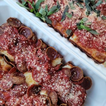 The Edge Thick Square Pizza - Pizza Near Me - Plymouth , Massachusetts