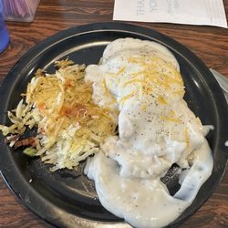 Granny's Latonia Diner - Sissy biscuit, home fries