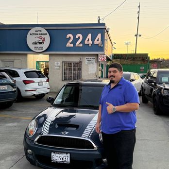 Auto Action Group - Happy customer with his new Mini Cooper! - Used Car Dealers Near Me - Los Angeles, California