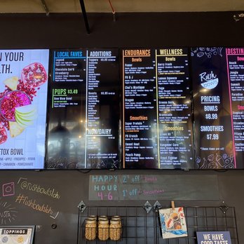 Rush Bowls - Menu - Breakfast & Brunch Near Me - Denver, Colorado