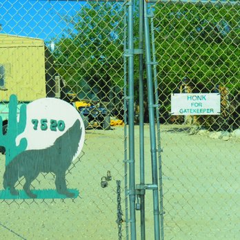 Wolf Mountain Sanctuary - Entrance gate - Animal Shelters Near Me - Lucerne Valley, California