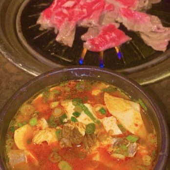 Anto - Chadol GUI on the BBQ and some delicious Beef Soodubu Jjigae to give you life! - Korean Near Me - New York, New York Anto - Chadol GUI on the BBQ and some delicious Beef Soodubu Jjigae to give you life! - Korean Near Me - New York, New York