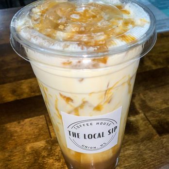 The Local Sip - Iced Caramel With Caramel Drizzle added on top - Coffee & Tea Near Me - Union, Mississippi The Local Sip - Iced Caramel With Caramel Drizzle added on top - Coffee & Tea Near Me - Union, Mississippi