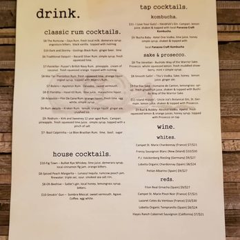 Rumcow - Drink Menu - Cocktail Bars Near Me - Wilmington, North Carolina Rumcow - Drink Menu - Cocktail Bars Near Me - Wilmington, North Carolina