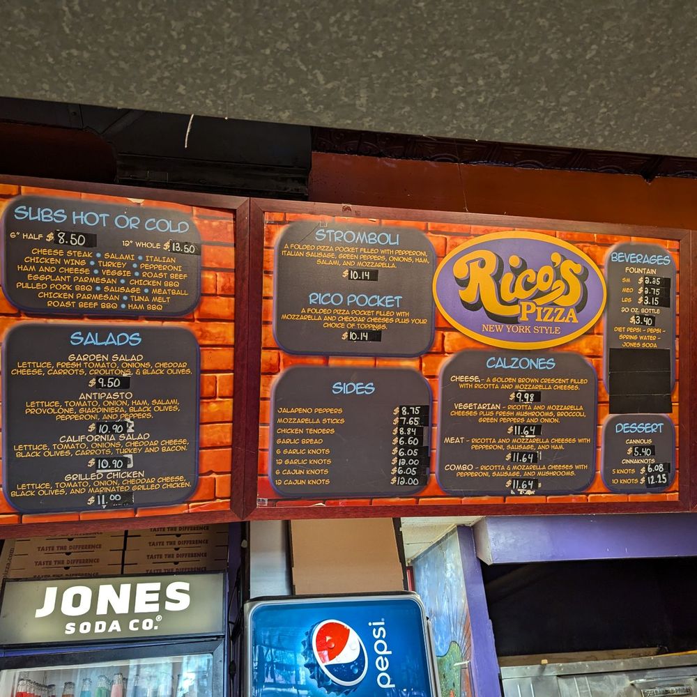Rico's Pizza New York Style - Pizza Near Me - Corning, New York