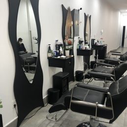 Beautiful salon, looks very upscale