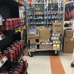 Dollar General - Blocked shelves can't shop always this way