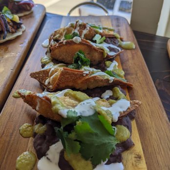 RMU Truckee - "eloton" wontons with elote (I love the name lol) - Bars Near Me - Truckee, California