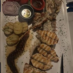 Ayar Meyhanesi - Rock Bass, octopus, potato, and salad