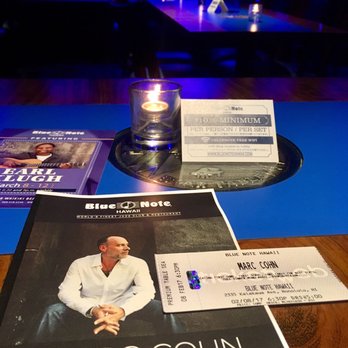 Blue Note Hawaii - $10 minimum per person. - Music Venues Near Me - Honolulu, Hawaii Blue Note Hawaii - $10 minimum per person. - Music Venues Near Me - Honolulu, Hawaii