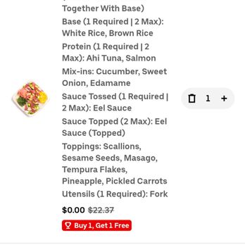 The Poke Company - My order - Poke Near Me - Boynton Beach, Florida