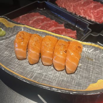 Chubby Cattle - Salmon Nigiri - Barbeque Near Me - Rosemead, California