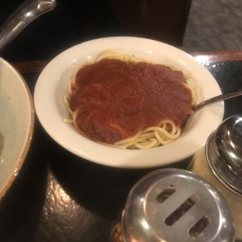 Starwood Restaurant & Pub - Wife got side of spaghetti with her prime rib. The sauce was excellent. - Pubs Near Me - New Castle, Pennsylvania