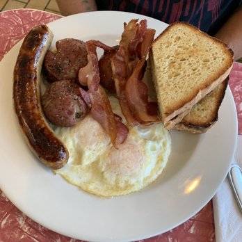 The Diner House 29 - Plain Jane with BOTH homemade sausage and bacon - Breakfast & Brunch Near Me - St. Catharines, Ontario The Diner House 29 - Plain Jane with BOTH homemade sausage and bacon - Breakfast & Brunch Near Me - St. Catharines, Ontario