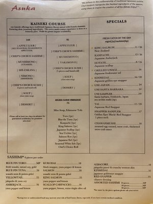 Menu photo 7 Asuka Los Angeles, CA