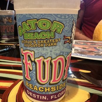 Fudpucker's - Souvenir cups to keep - Seafood Near Me - Destin, Florida