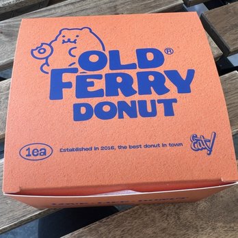 Old Ferry Donut - cute box - Donuts Near Me - Buena Park, California Old Ferry Donut - cute box - Donuts Near Me - Buena Park, California