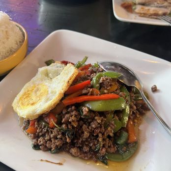 New Thai Elephant - F03. Pad Gra Prow - Thai Near Me - San Mateo, California New Thai Elephant - F03. Pad Gra Prow - Thai Near Me - San Mateo, California