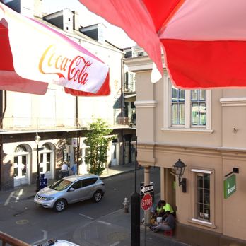 Chartres House - View from my table overlooking French Quarter. - Beer Bar Near Me - New Orleans, Louisiana