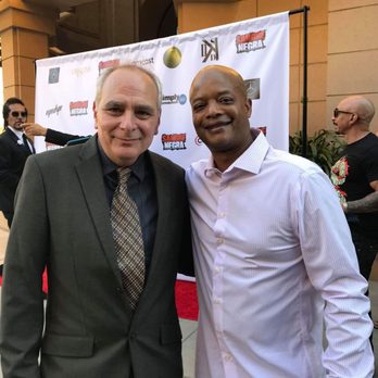 Armani Wells - Attended a premiere and was dressed by the wonderful Claudia Wells. Thank you so much Claudia. Pictured here at event with Todd Bridges. - Used, Vintage & Consignment Near Me - Studio City, California