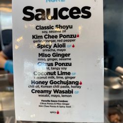 Poke Noke - Sauces